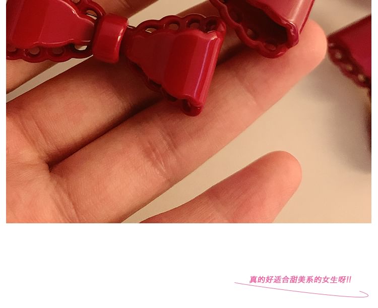 / Set Bow Clip Hair