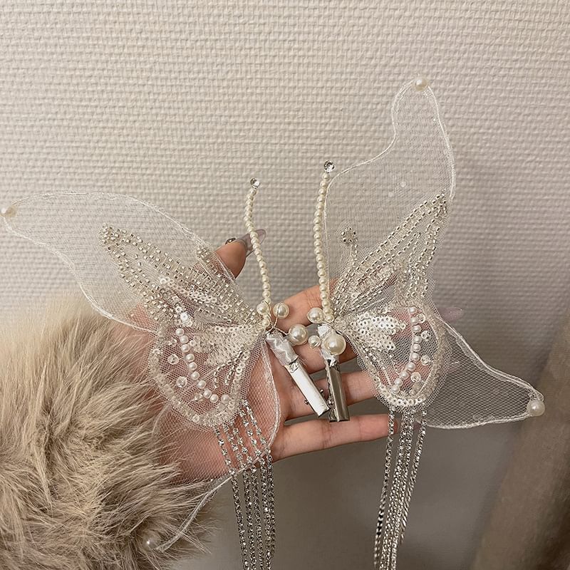 of Clip Set Hair Mesh 2: Butterfly