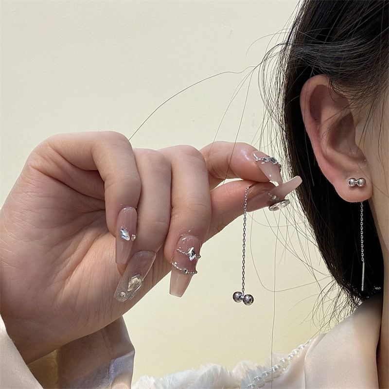 Threader Bead Earring Alloy