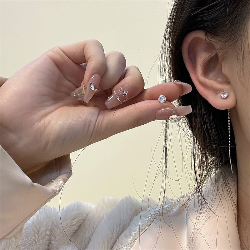 Alloy Earring Threader Rhinestone
