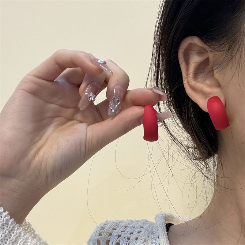 Earring Open (Various Designs) Alloy Hoop