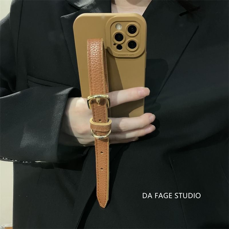 Strap Pearl Case Faux Phone