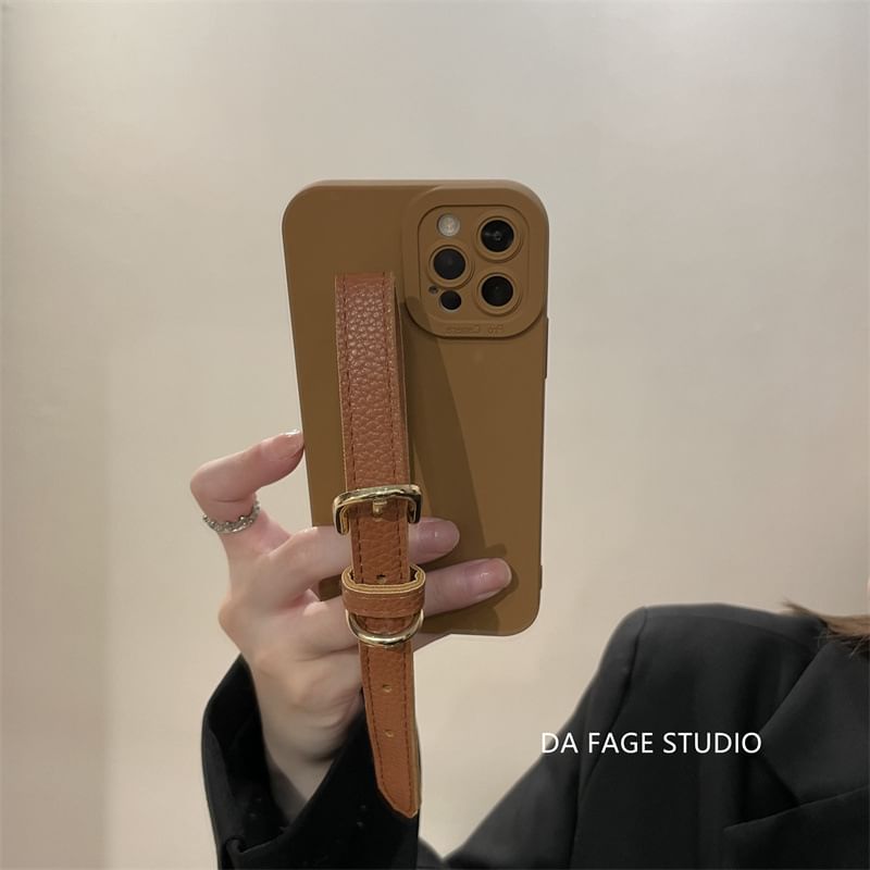 Faux Case Pearl Phone Strap