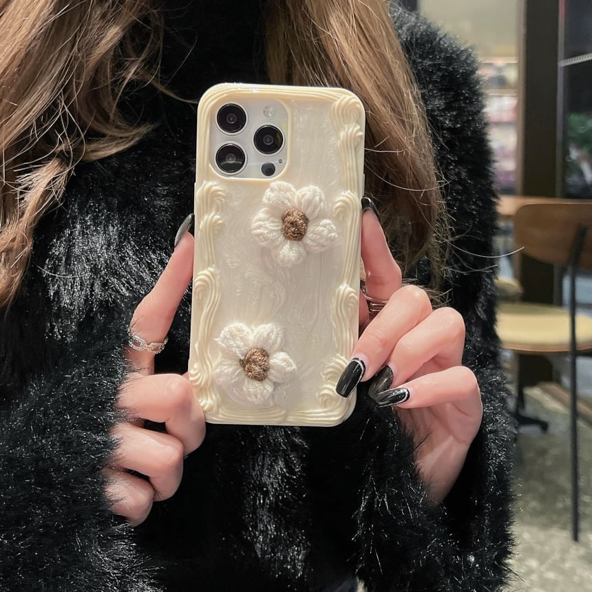 Floral Phone Yarn Case