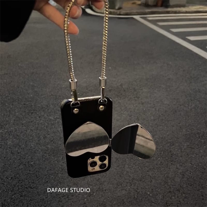 Mirrored Heart Case Phone