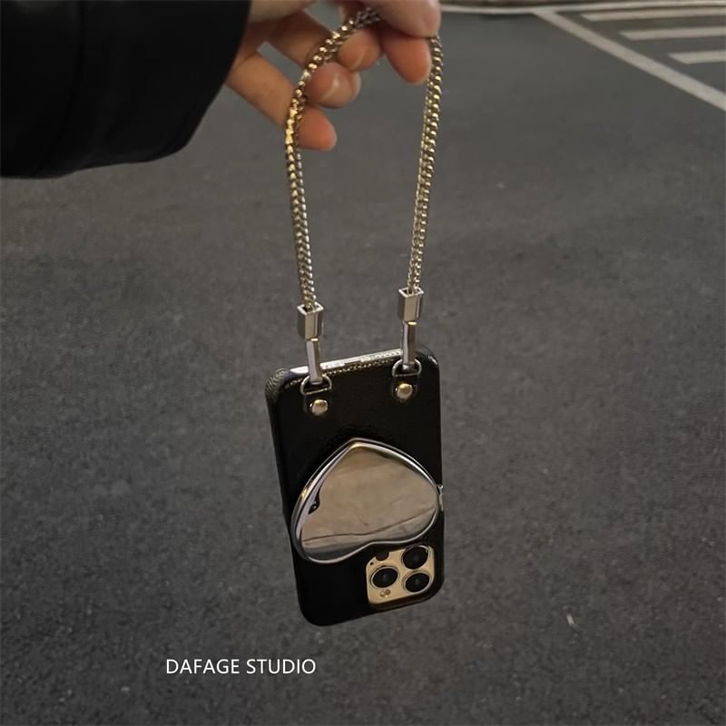 Mirrored Heart Case Phone