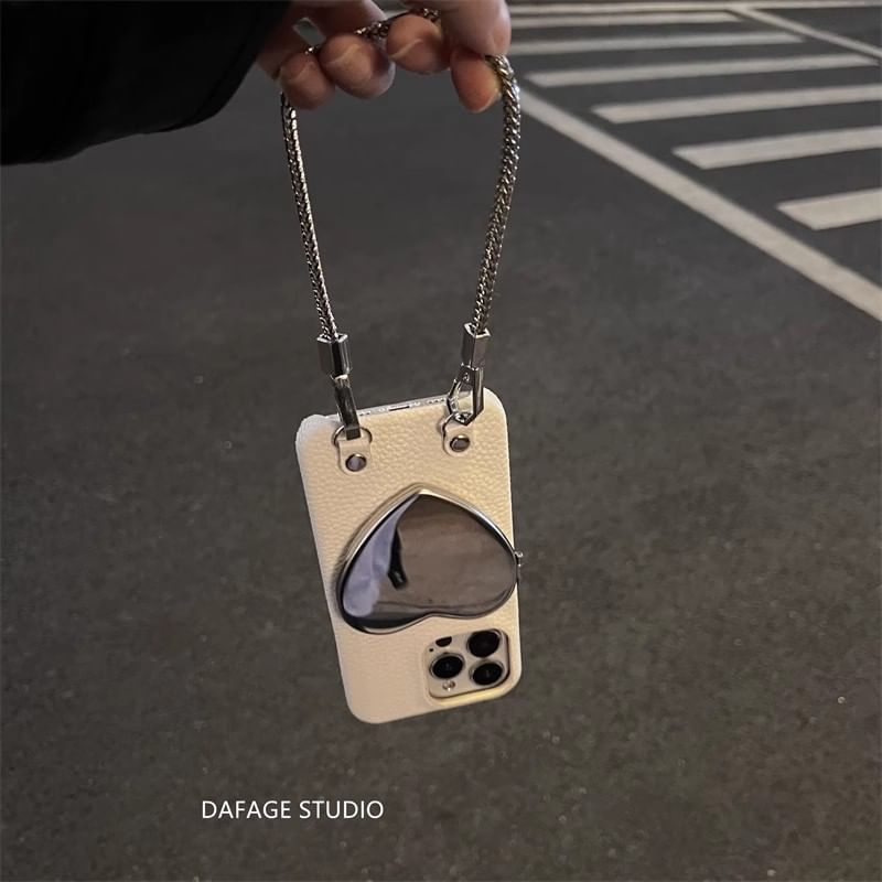 Mirrored Heart Case Phone