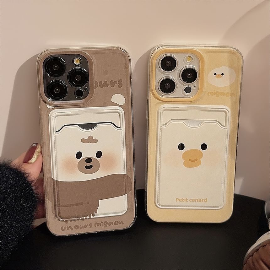 Animal Holder Card Case Phone