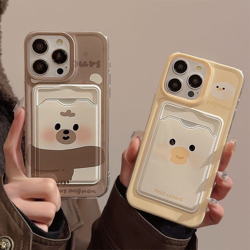 Animal Holder Card Case Phone