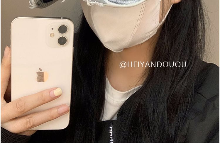 Cap Denim Washed Baseball Distressed