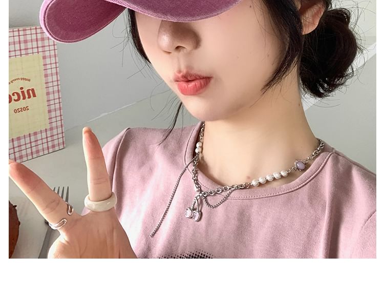 Baseball Embroidered Washed Cap Lettering