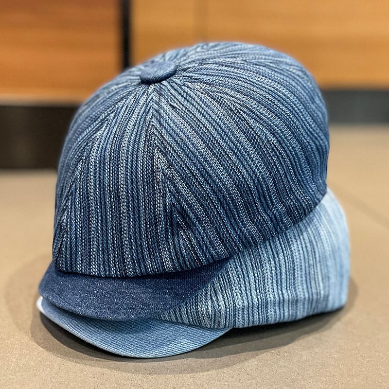 Newsboy Denim Cap
