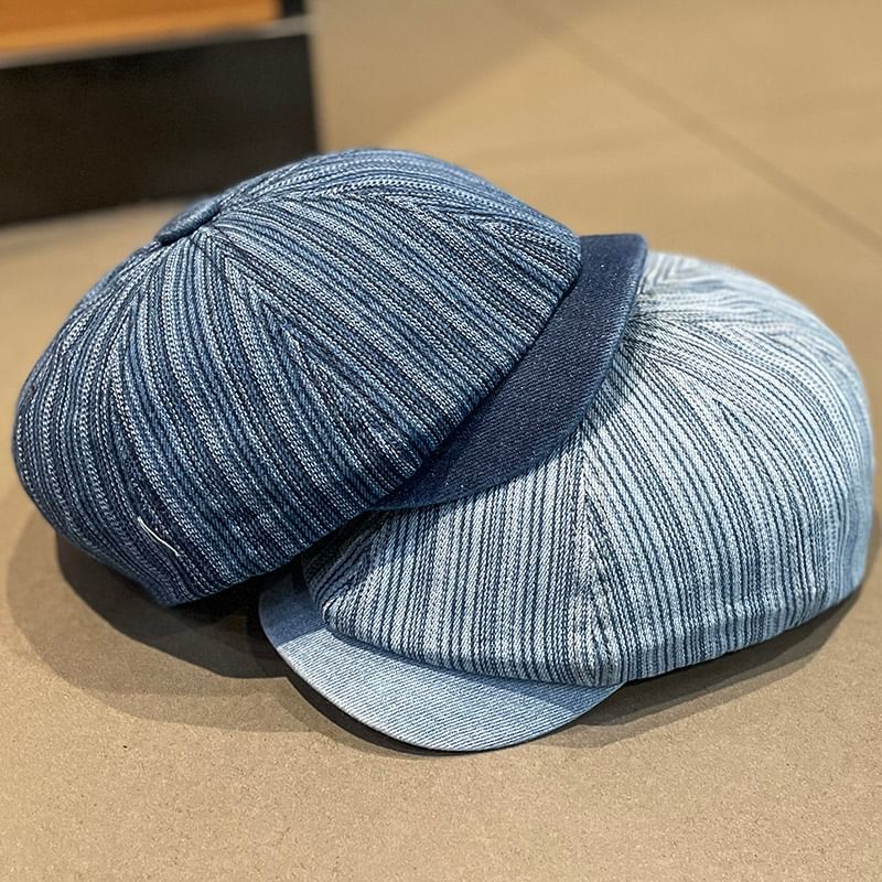 Newsboy Denim Cap