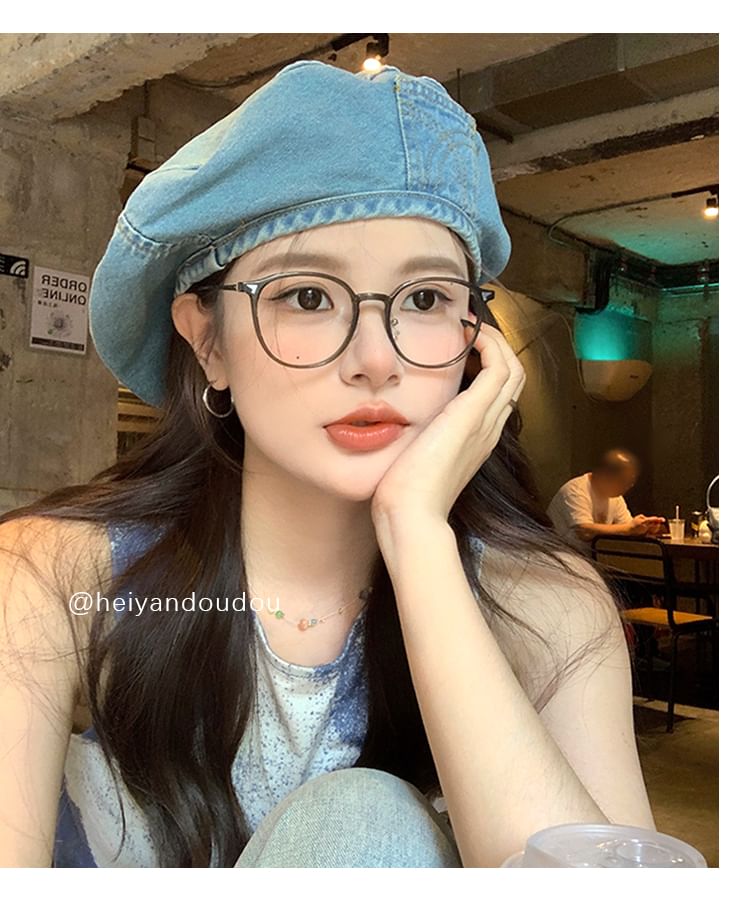 Denim Washed Beret