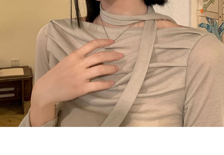 Beret Accent Floral Denim