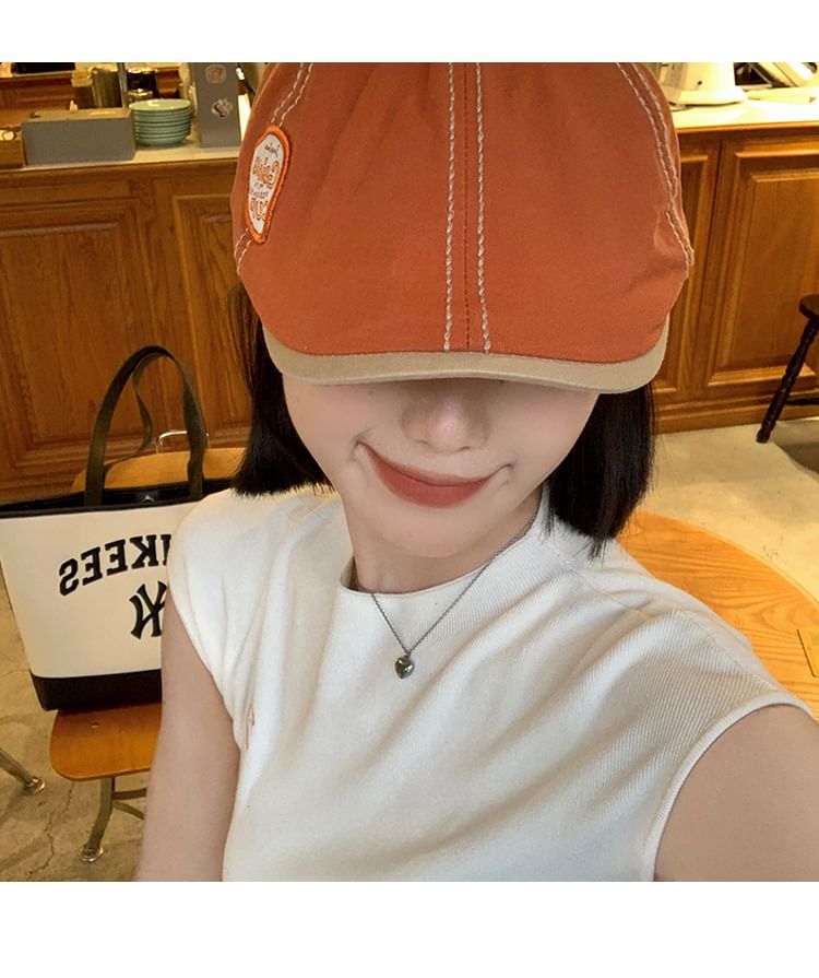 Applique Cap Flat Lettering