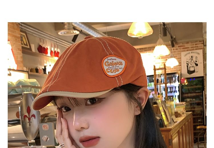 Applique Cap Flat Lettering