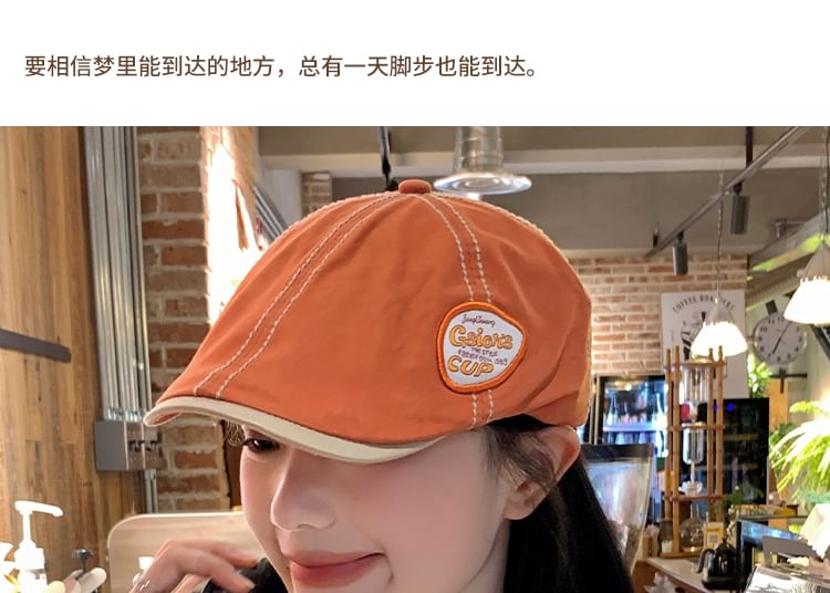 Applique Cap Flat Lettering