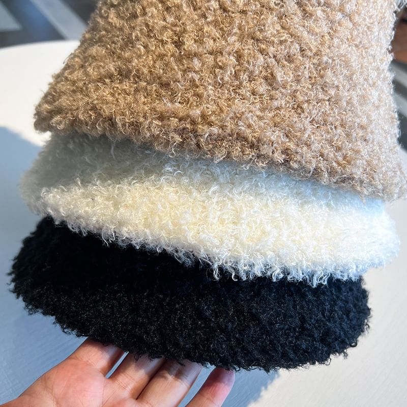 Fleece Ear Bear Hat Cloche