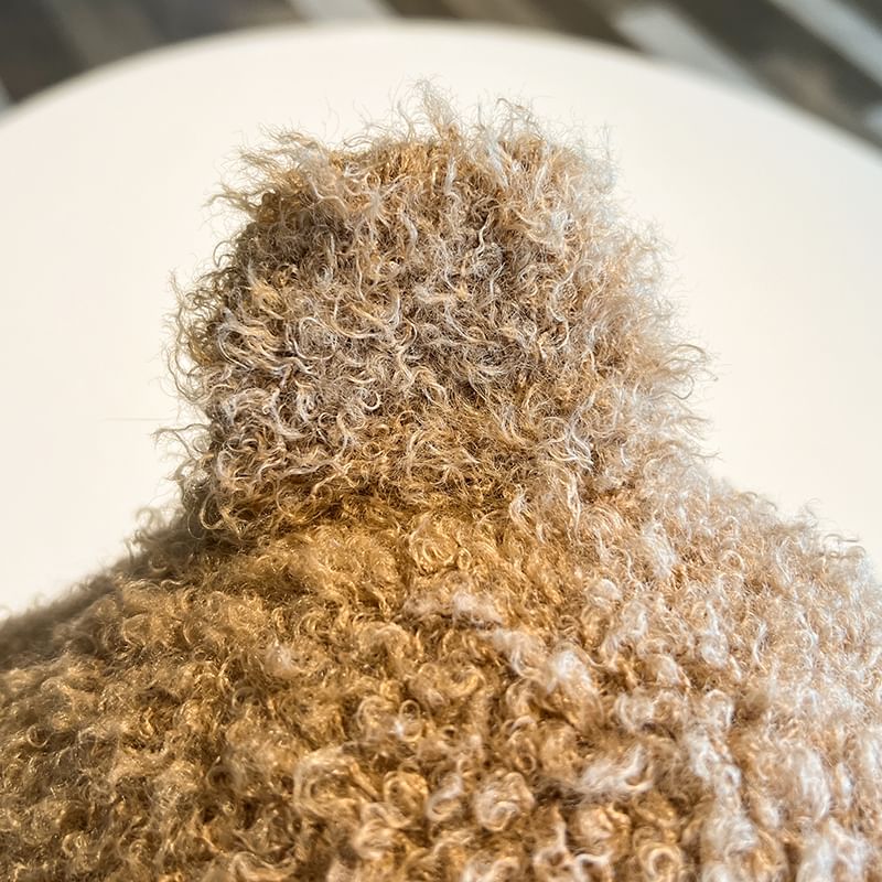 Fleece Ear Bear Hat Cloche