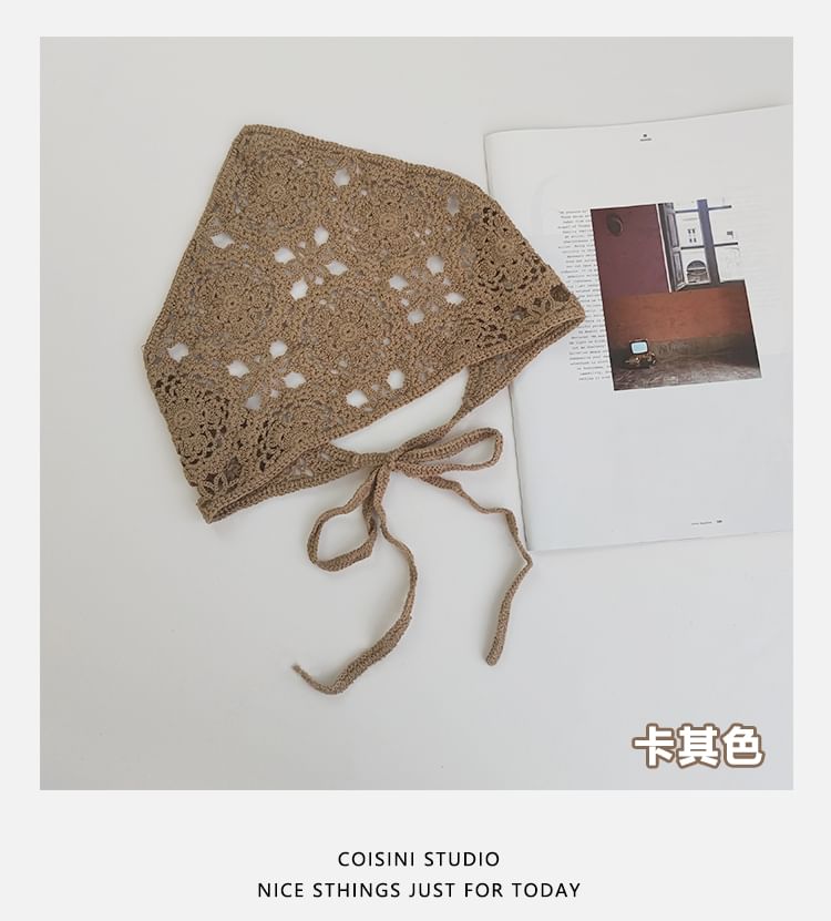 Knit Headkerchief Crochet
