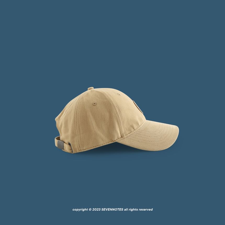 Lettering Baseball Applique Cap