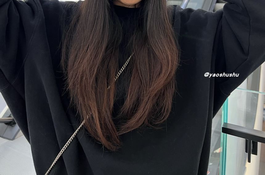 Lettering Ear Cat Applique Knit Beanie