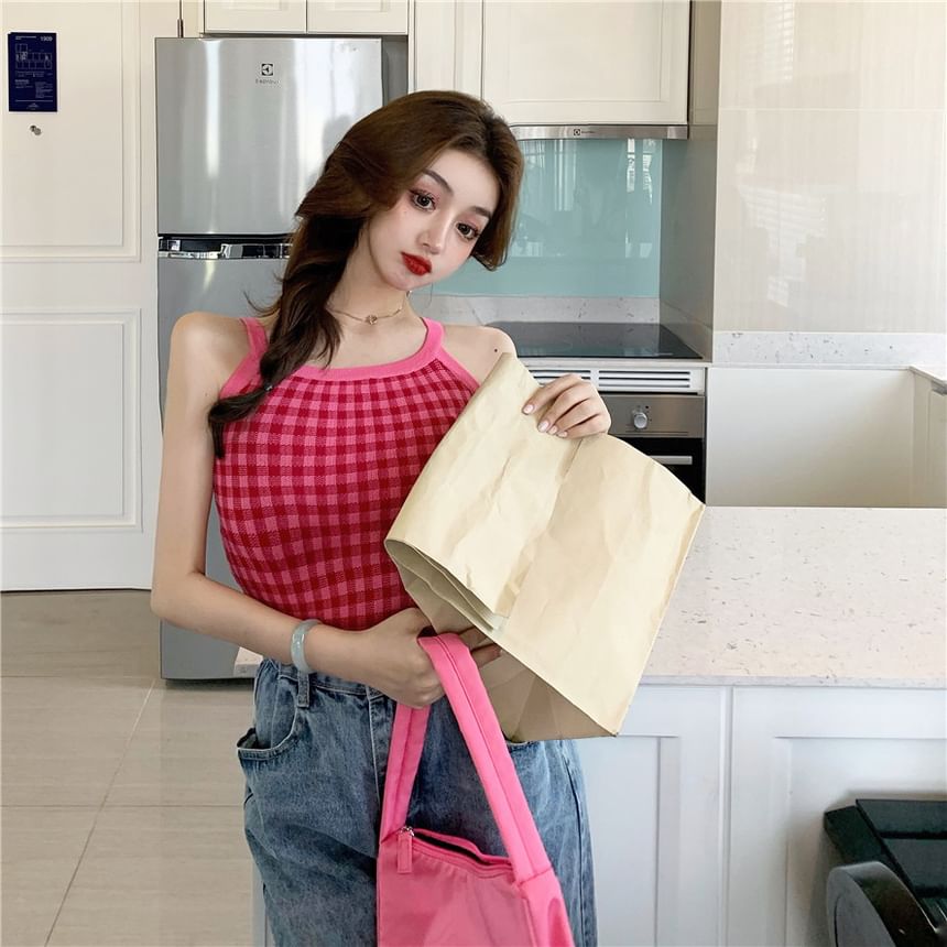 Cami Top Check