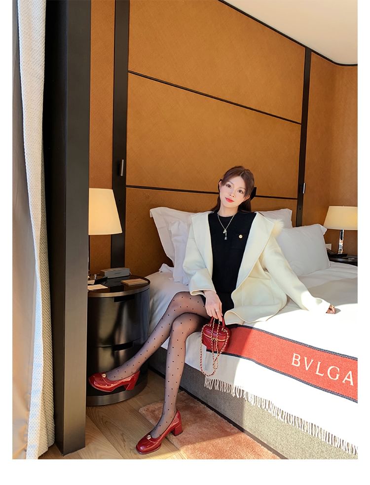 Pumps Chunky Floral Platform Heel