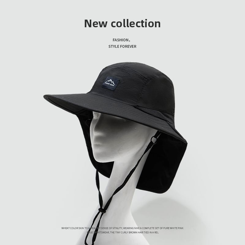 Neck Applique with Hat Flap Sun Protection Boonie