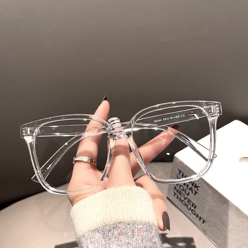 Square Glasses Light Blocking Blue Frame