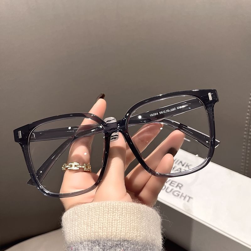 Square Glasses Light Blocking Blue Frame