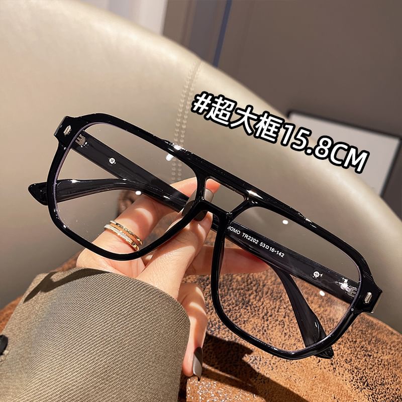 Blocking Glasses Square Light Blue Frame