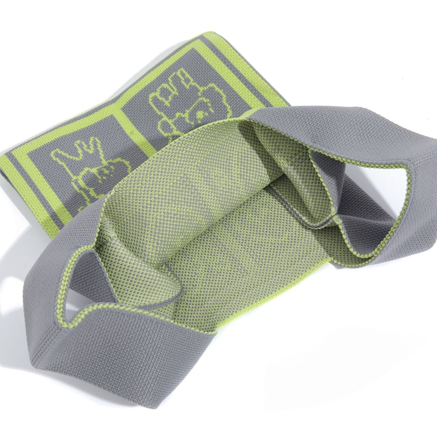 Dog Jacquard Knit Tote Bag