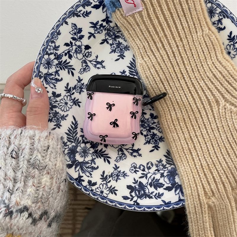 Case AirPods Skin Two-Tone Pro / Bow Earphone