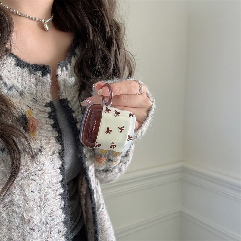 Case AirPods Skin Two-Tone Pro / Bow Earphone