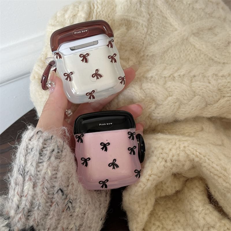 Case AirPods Skin Two-Tone Pro / Bow Earphone