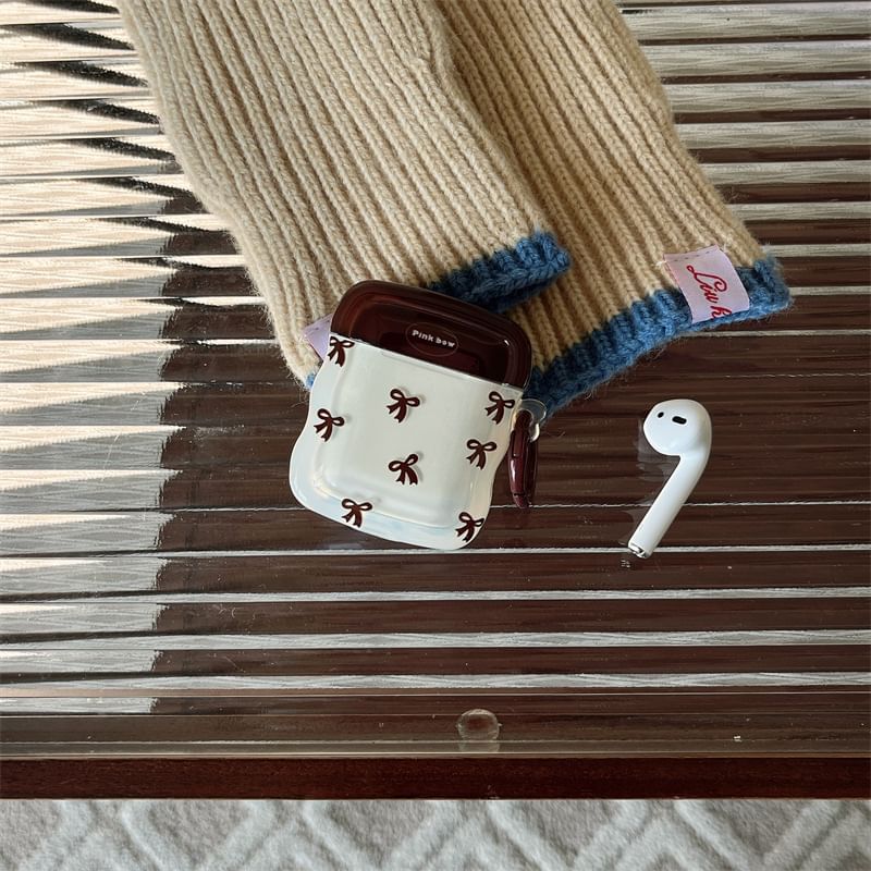 Case AirPods Skin Two-Tone Pro / Bow Earphone