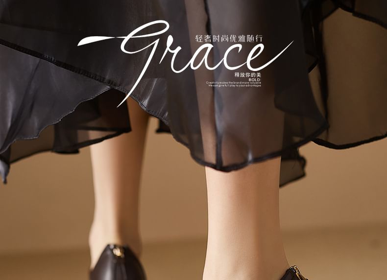 Boots Ankle Chunky Heel