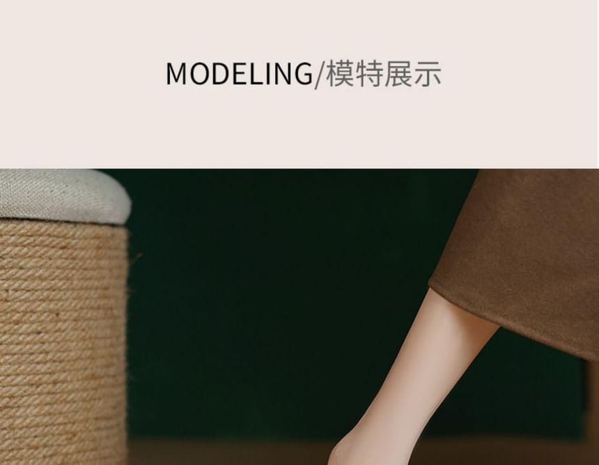 Heel Low Sandals Cutout