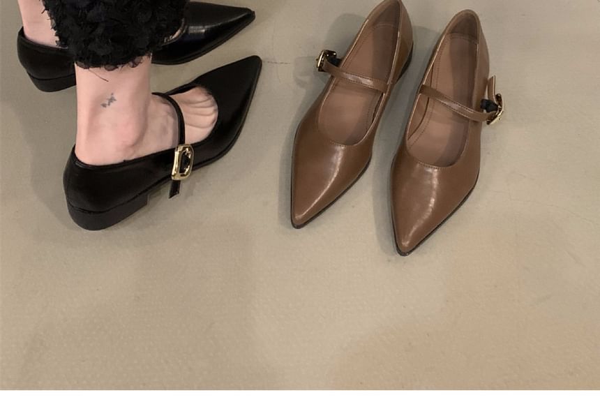 Mary Shoes Pointy Jane Toe