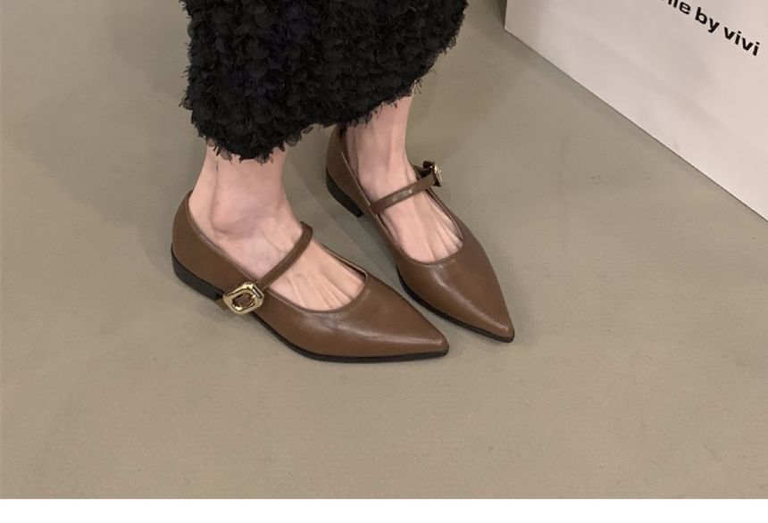 Mary Shoes Pointy Jane Toe