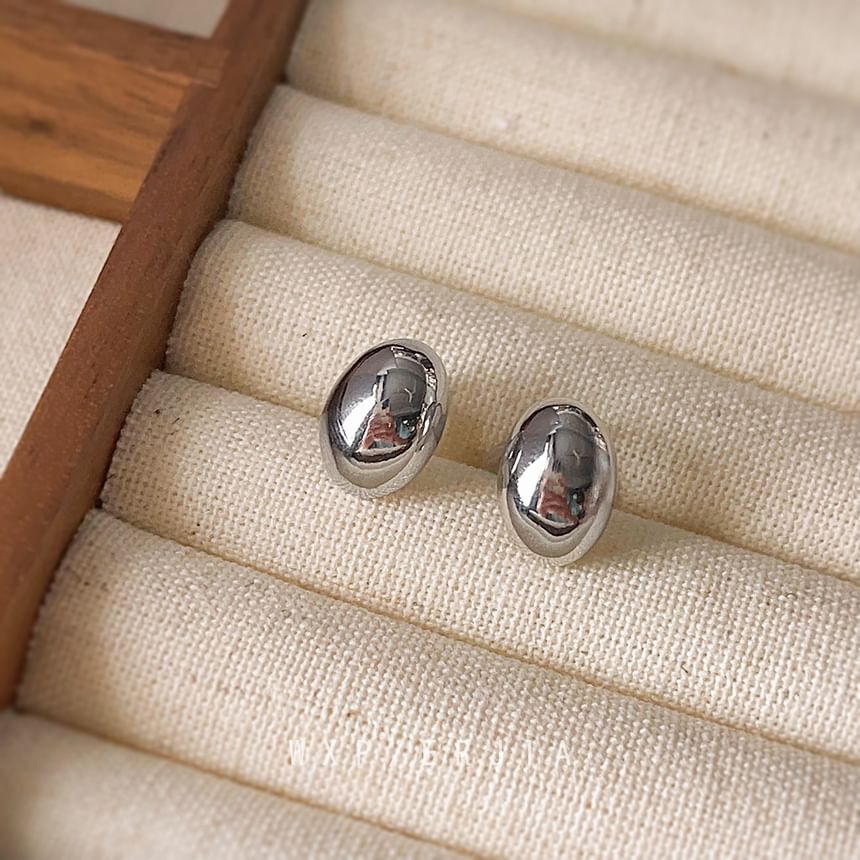 Polished Alloy Cuff Bead Ear