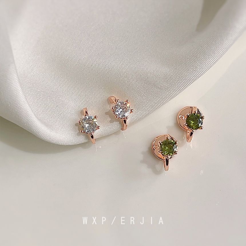 Ear Cuff Rhinestone Alloy