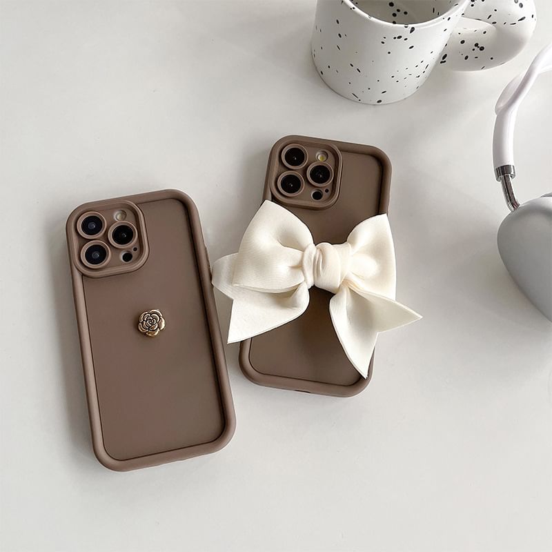 Case / Floral Phone Bow