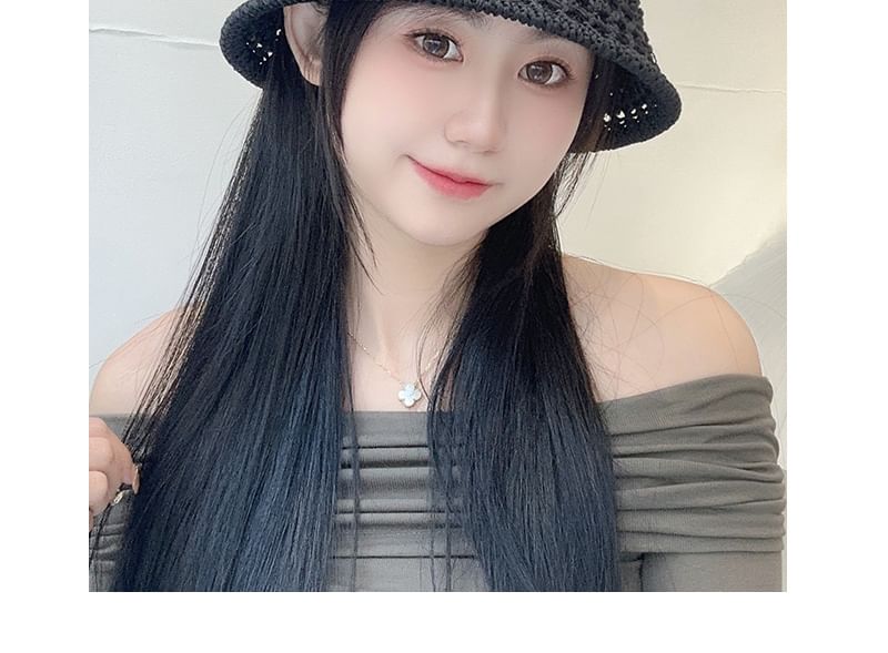 Foldable Straw Bucket Hat