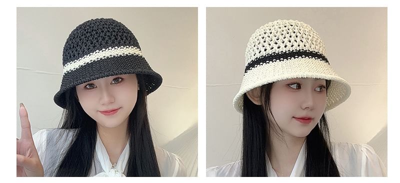 Foldable Bucket Straw Hat