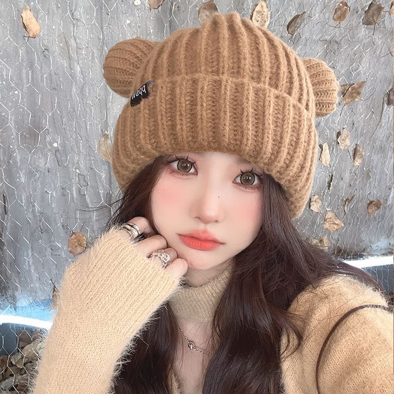 Bear Beanie Ear Knit