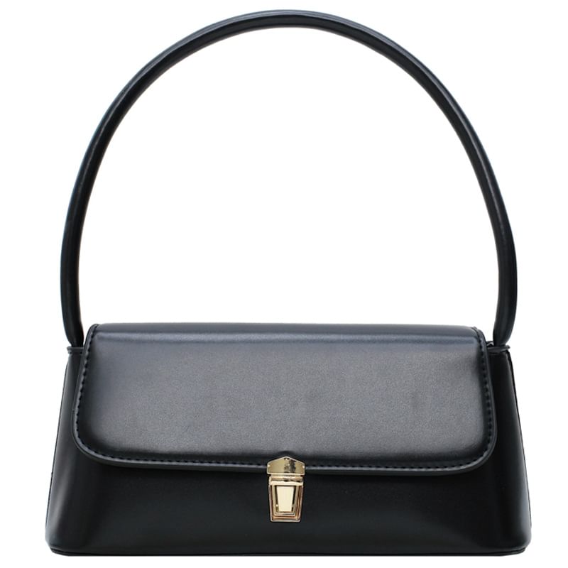 Leather Bag Faux Flap Shoulder