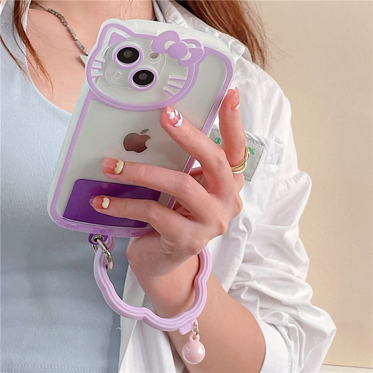 Strap Lanyard Hoop Wavy Pad Phone with